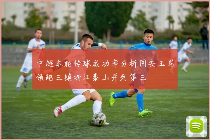 中超本轮传球成功率分析国安玉昆领跑三镇浙江泰山并列第三